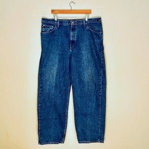 POLO JEANS CO - RALPH LAUREN "67" Loose Fit Denim Blue Jeans - 40x32